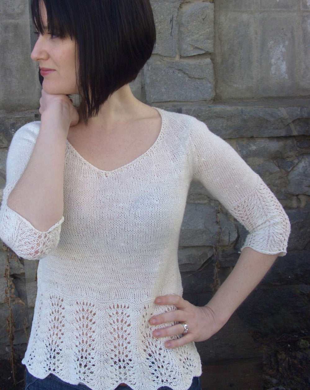 #337 Spring Lace Top