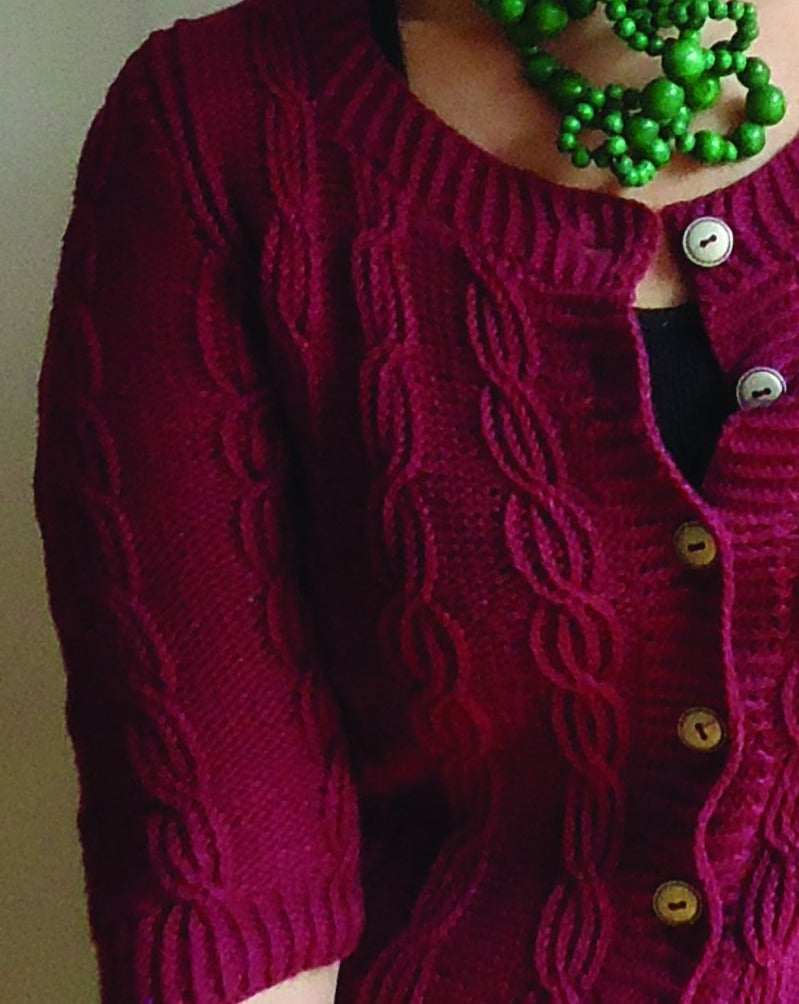 #345 Terrific Twist Cardi