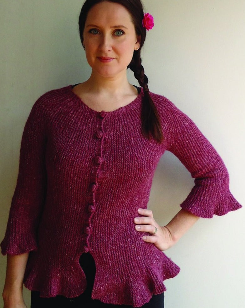 #362 Flirty Ruffles Cardi