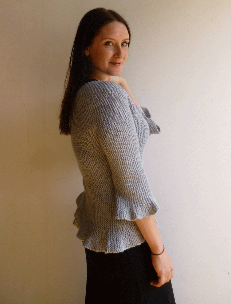 #362 Flirty Ruffles Cardi
