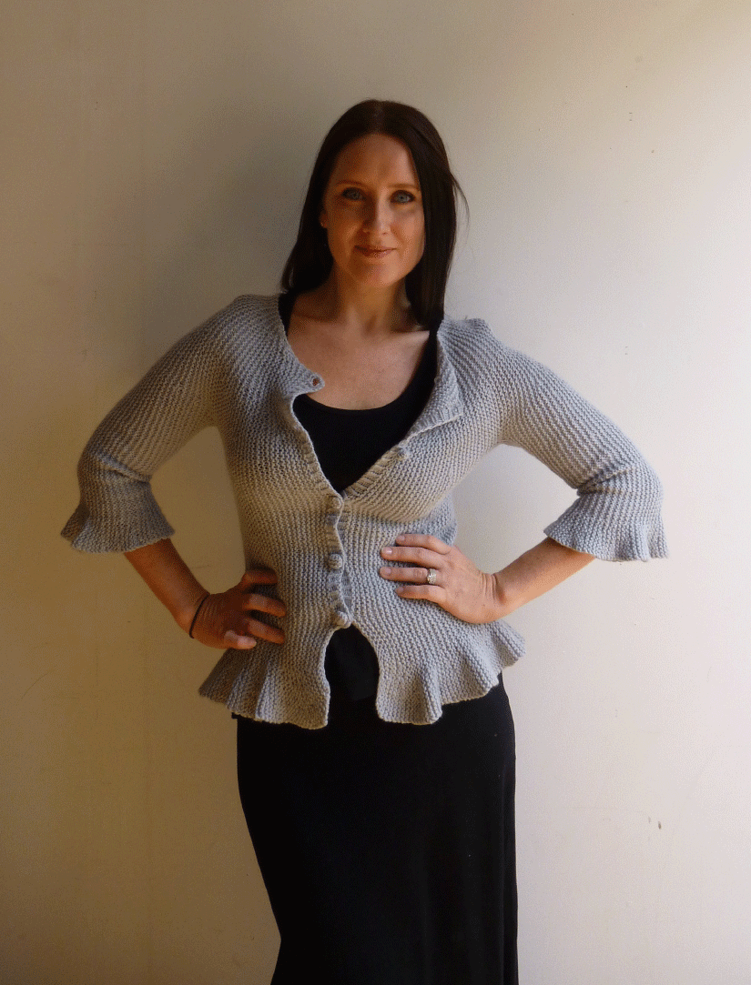 #362 Flirty Ruffles Cardi