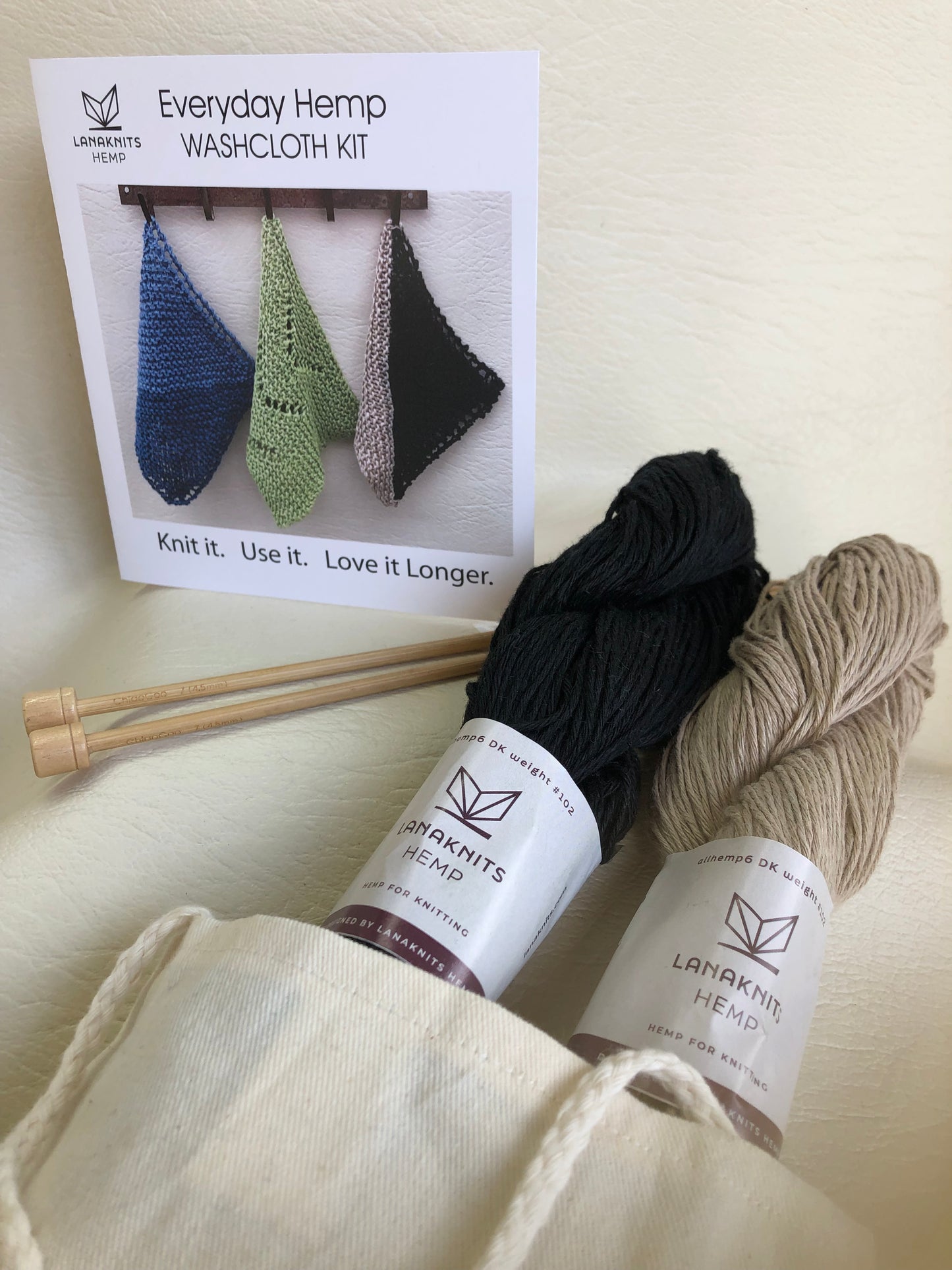 Everyday HEMP Washcloth Kit