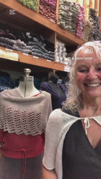 #409 Cool Hemp Ponchette