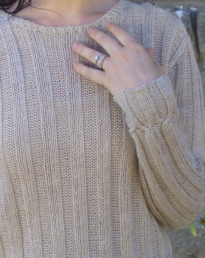 #314  Cable Cross Pullover