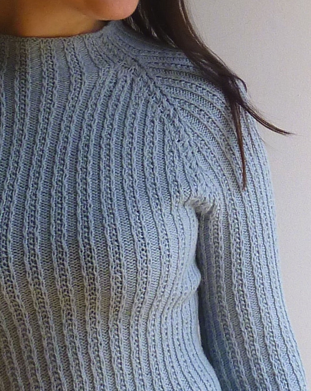#324 Chic Seed Stitch Ribbed Pullover