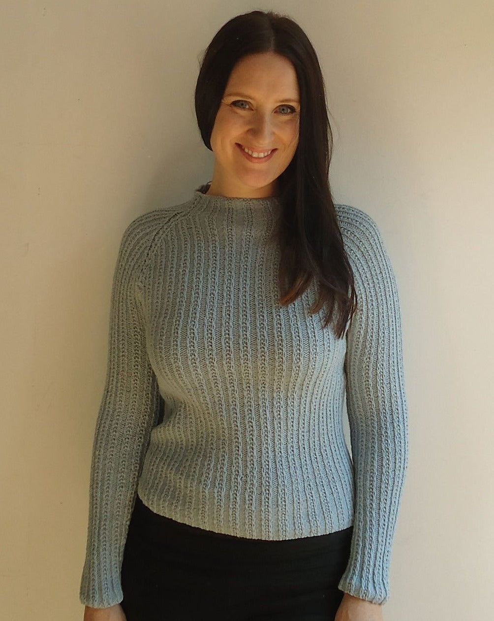 #324 Chic Seed Stitch Ribbed Pullover