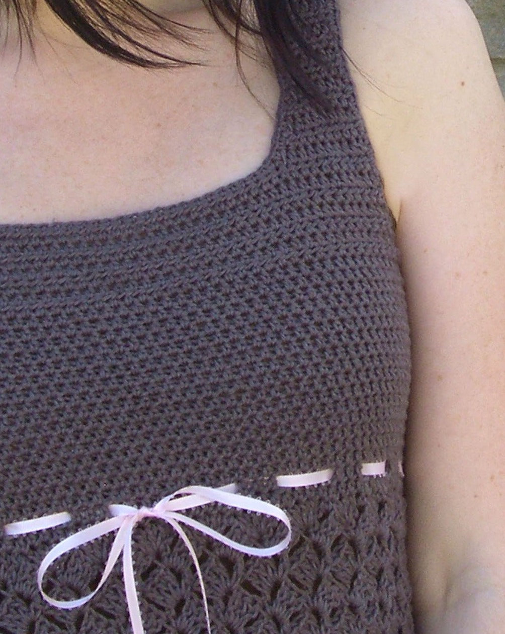 Wide Strap Tank Top -free crochet pattern