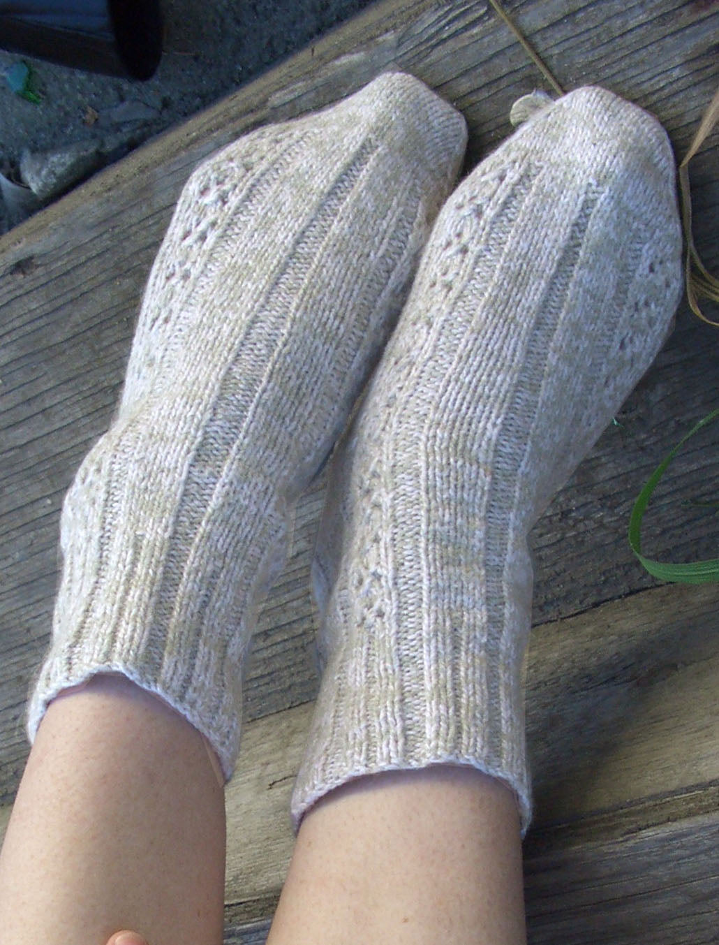 #405 Kathy's Lace Hemp Socks
