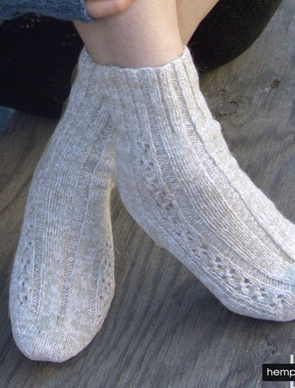 #405 Kathy's Lace Hemp Socks