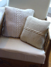 Load image into Gallery viewer, #421 Winter Cable Pillows