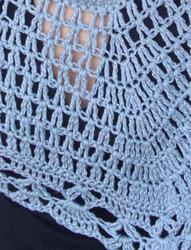#425 Crochet Capelet