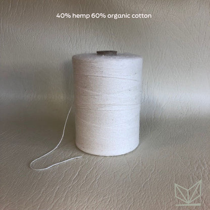 Hemp 40% Organic Cotton 60%